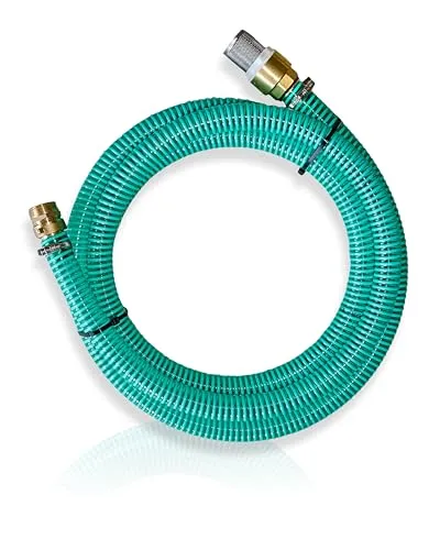 Saugschlauch 1 Zoll 21m Saugschlauchgarnitur 1m-25m Ansauggarnitur NW 25 Sauggarnitur (21m)