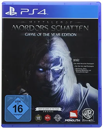 Mittelerde: Mordors Schatten - Game of the Year Edition - [PlayStation 4] - Gaming Konsolen & Spiele, erlebe die epische Geschichte in Mittelerde mit der Game of the Year Edition und verbesserten Inhalten.