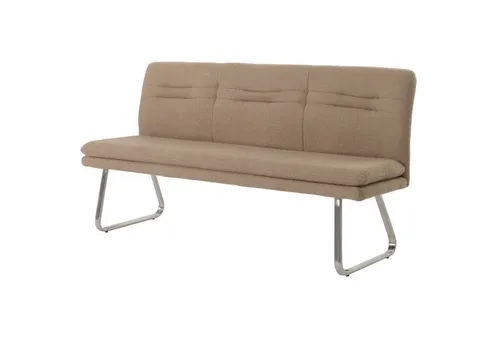 PROREGAL® Sitzbank Sitzbank mit Rückenlehne für bequemes Sitzen in jeder Situation, bequem, stabil und ein echter Hingucker mit Rückenlehne