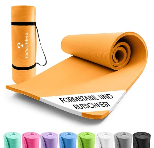 DoYourFitness Yogamatte rutschfest – Gelenkschonende Gymnastikmatte für Einsteiger & Fortgeschrittene - Sportmatte in zwei Größen (183cm x 61cm oder XXL 190cm x 100cm), rutschfest und gelenkschonend für vielseitiges Training zu Hause, im Park oder im Gym.