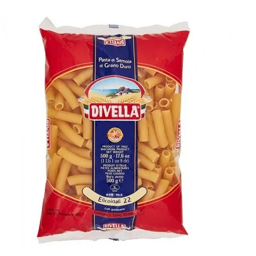 Pasta Divella 100% Italienisch N°22 Elicodali 500g