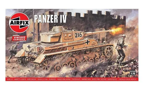 Airfix A02308V Panzer IV F1/F2, Vintage Classics in 1:76 Bausatz Neu