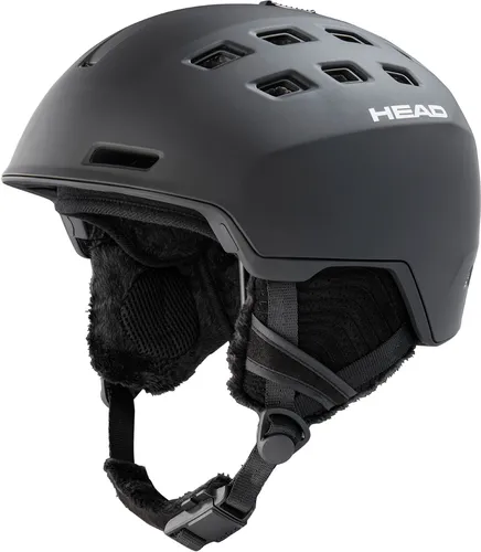 Head REV Helm schwarz - M/L (56 - 59 cm) - Skihelm mit patentiertem Sphere Fit System für optimalen Komfort und Sicherheit. Verstellbares Belüftungssystem für ideales Klima im Helminneren.