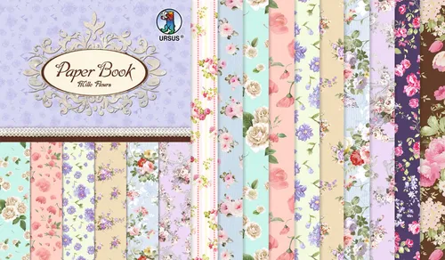 Designpapier Set Blumenpracht