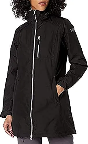 Helly Hansen Damen W Long Belfast Jacket, Schwarz, L EU in schwarz von Helly Hansen