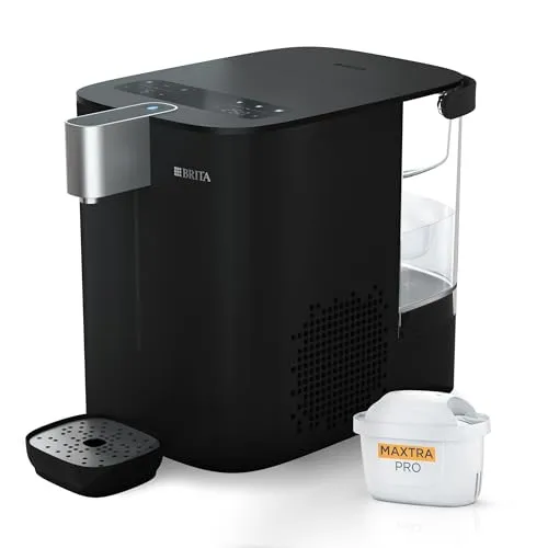 BRITA YOURCE Cool Wasserspender für zuhause (5,3l) – Heiß- und Kaltwasser auf Knopfdruck - Kühlen, Erwärmen und Filtern von Wasser für perfekte Getränke: Mit der Rapid Cooling Technology wird Wasser in nur 20 Minuten auf 5 °C gekühlt. Ideal für Zuhause, unkompliziert ohne Wasserleitung, mit Selbstreinigungsfunktion und praktischer Filterwechsel-Erinnerung.