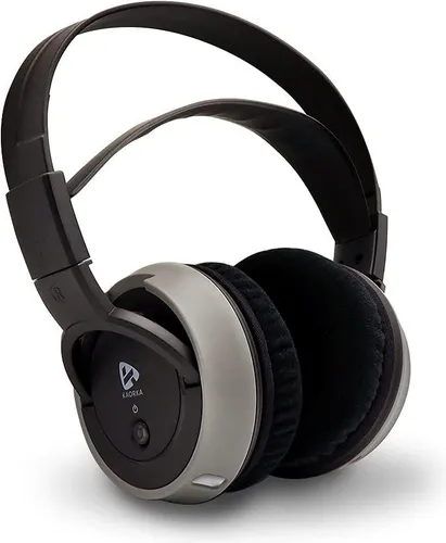 Metronic 474079 Funk TV Kopfhörer Schwarz - Kabelloser Kopfhörer für TV, bietet hohen Tragekomfort und erstklassige Klangqualität für ein optimales Fernseherlebnis.