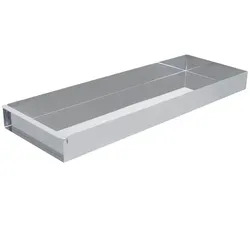 Schneider Schnittkuchenblech Edelstahl 580 x 200 x 50 Typ-S - Küchenhelfer aus hochwertigem Edelstahl, ideal für perfekte Schnittkuchen mit einer robusten Materialstärke von 1 mm.