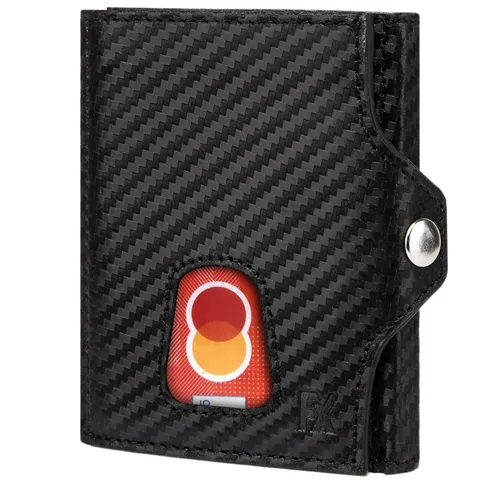 Fomax Mini Geldbörse Slim Wallet + RFID-Schutz