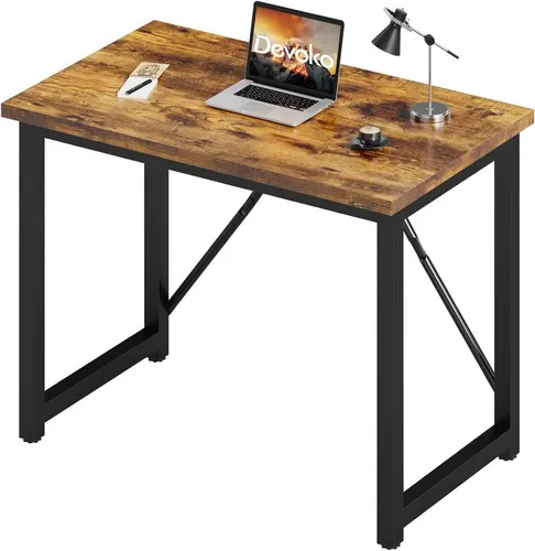 HOMALL Gamingtisch Computertisch, geeignet für kompakte Räume: 80/100/120/140 cm (Kompakter Schreibtisch und Spieltisch, maximale Tragkraft 130 Kilogramm)