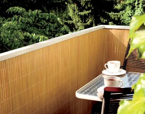 NOOR® PVC Sichtschutzmatte 3m - Hochwertiger Sichtschutz - Sichtschutzmatte aus langlebigem PVC, ideal für Garten, Balkon und Terrasse. UV-stabilisiert, wasserfest und schimmelresistent – für eine attraktive und langlebige Lösung!