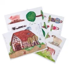 Spielzeug Kraul Ausschneide-Bastelbogen - Bauernhof 291709