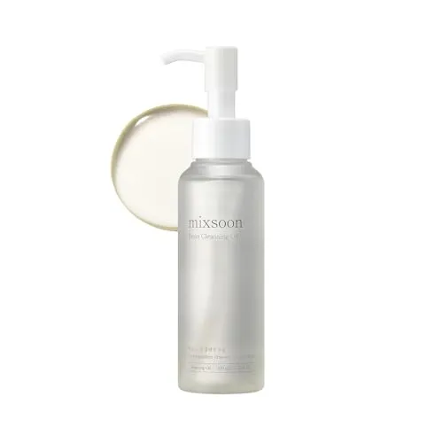 mixsoon Bean Cleansing Oil – Talg-lösender & porenreinigender Make-up-Entferner mit fermentierter Sojabohne, feuchtigkeitsspendendes veganes Öl für die Mitesser-Pflege & strahlende Haut, 100 ml