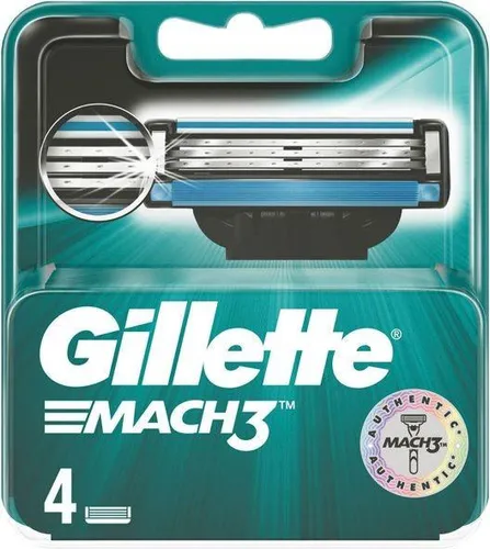 Gillette Mach 3 4er-Pack Ersatzklingen
