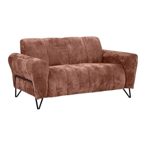 Beautysofa VOLARE 2-Sitzer mit Metallbeinen - Elegantes 2-Sitzer-Sofa VOLARE in verschiedenen Farbvarianten, mit stabilen Metallbeinen und komfortabler Polsterung, ideal für moderne Wohnräume.