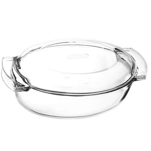 Glasbräter Auflaufform Bräter Glaskochgeschirr Deckel Backform Küche Keks 5,8 L