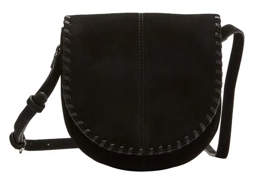 s.Oliver Umhängetasche in Velourslederoptik - Stylische Umhängetasche aus 100% Leder mit verstellbarem Schulterriemen, ideal für modebewusste Damen. Geräumiges Hauptfach für Ihre Wertsachen und elegantes Design für jedes Outfit.