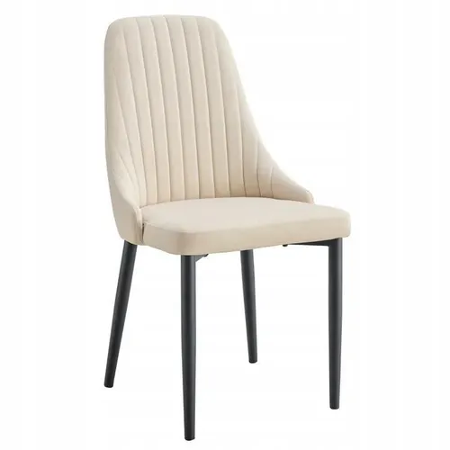 Stuhl Polsterstuhl Esszimmerstühle Küchenstuhl Wohnzimmerstuhl Beige Glamour