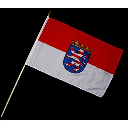 Everflag Stock-Flagge 30 x 45 : Hessen