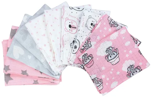 TupTam Stoffwindeln TupTam Baby Mullwindeln Spucktücher 70x80 5er / 10er Pack