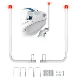 VEVOR 1,17 m Anhängerpfahl mit LED-Licht