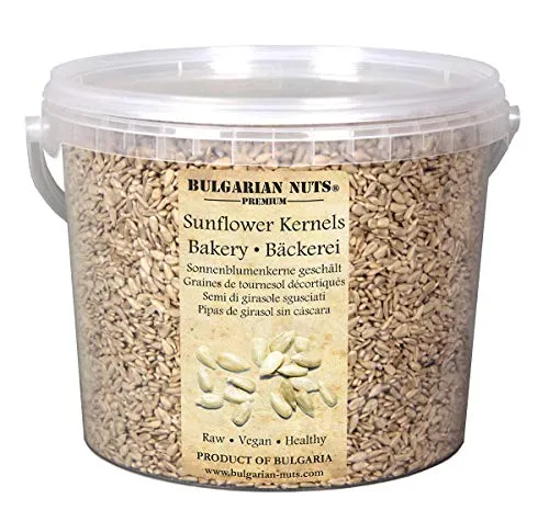 Sonnenblumenkerne Bäckerei Geschälte für den Menschlichen Verzehr, Prämie Qualität (3 kg PVC-Eimer)