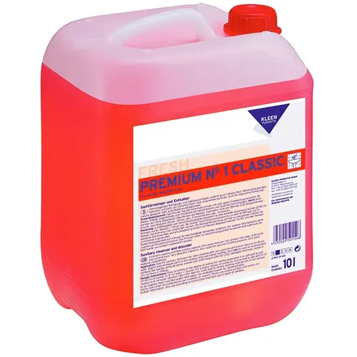 Kleen Purgatis Premium No.1 classic 10 L Sanitärreiniger - Sanitärreiniger und Entkalker mit nachhaltigem Frischeduft, entfernt mühelos Urinstein und Kalk, ideal für hygienische Sauberkeit in Bad und Küche.