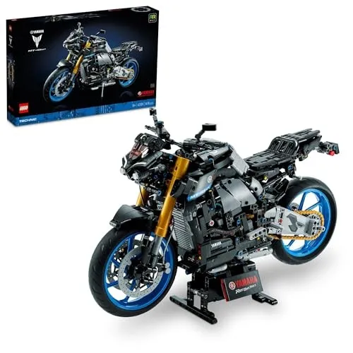 LEGO 42159 TECHNIC YAMAHA MT-10 SP - Bau dein eigenes Motorrad mit 1478 Teilen! Der LEGO TECHNIC YAMAHA MT-10 SP bietet detailreiche Mechanik und ist ideal für Technik-Fans ab 18 Jahren.