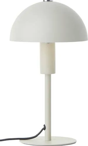 Brilliant Tischleuchte 27cm 60180/09 E14 Beige (matt) - Moderne Tischlampe mit stilvollem Pilz-Design und hochwertigem matten Metall. Perfekt für Nachttische und Ecktische, sorgt für eine gleichmäßige Lichtverteilung. Leuchte mit 27 cm Höhe, ideal für jeden Einrichtungsstil.