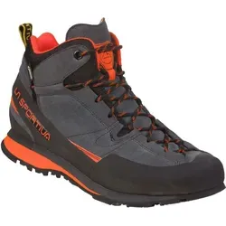 La Sportiva Boulder X Mid Gtx Carbon Flame M 17E900304 shoes Pullunder La Sportiva Größe: EU 43,5, - Grau - 43,5