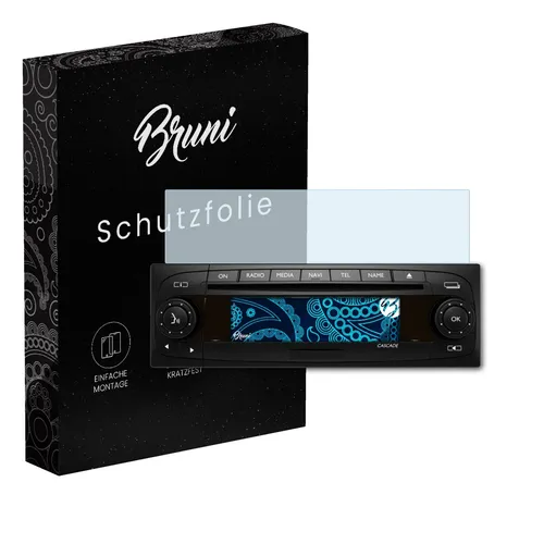 Produktbild Bruni 2x Folie für Becker Cascade 7944 Schutzfolie Displayschutzfolie