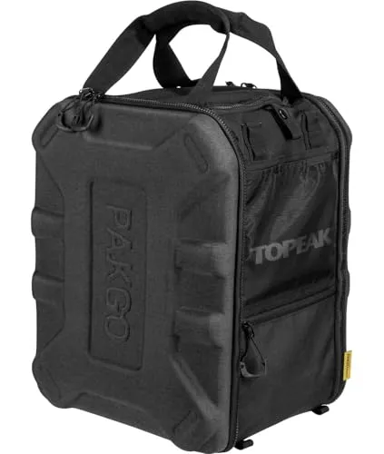 Topeak PakGo GearPack Koffer 40 Liter - Robuster Fahrradtrolley - Fahrradtaschen mit 40 Litern Volumen, ideal für Reisen mit dem Fahrrad und optimaler Schutz für dein Gepäck.