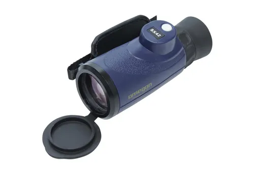 Omegon Monokular Seastar 8x42 mit Kompass - Fernglas mit 42mm Objektiv für helle, scharfe Bilder und integriertem Kompass - ideal für Outdoor-Abenteuer und Orientierung.