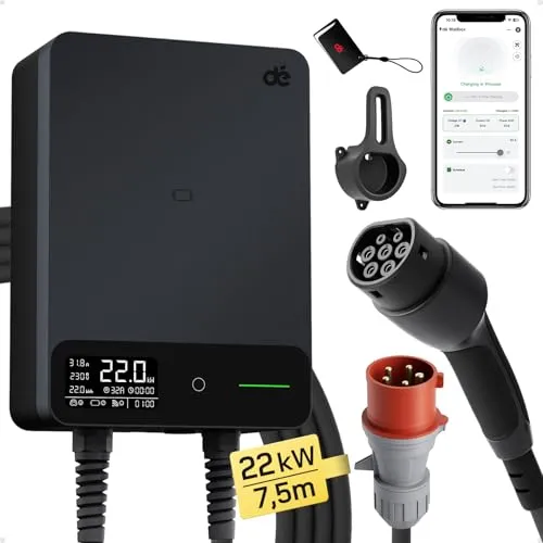 dé Wallbox 22kW mit App und Stromzähler