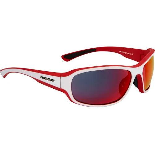 Swiss Eye Freeride Radbrille (Größe One Size, rot)
