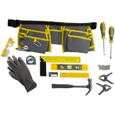 Small Foot Werkzeuggürtel Profi XL mit Werkzeug - verstellbar, umfangreiches Zubehör für handwerkliche Fähigkeiten ab 8 Jahren