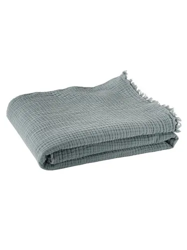 Babydecke Bio-Kollektion: Musselin Kinder Decke von vertbaudet - Kuscheldecke aus 100% Bio-Baumwolle, vierlagig für extra Wärme und Komfort. Ideal für Zuhause oder unterwegs – umweltfreundlich und weich für Ihr Baby.