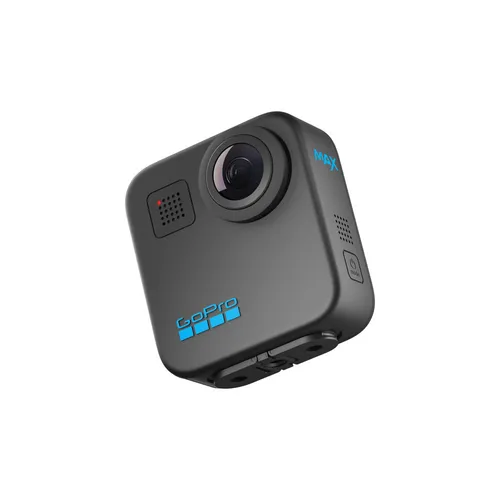 GoPro MAX 360 Action Cam - wasserdicht schwarz - Action-Cam für atemberaubende 360°-Videos in 5,6K, wasserdicht bis 5 m. Ideal für Vlogging mit Sprachsteuerung und unübertroffener Videostabilisierung.