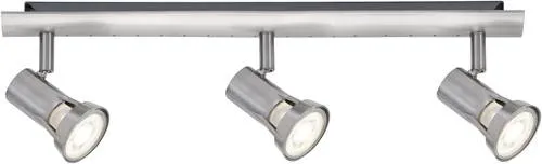 Paulmann Teja 66700 Deckenstrahler LED GU10 30W Nickel - Moderne Deckenstrahler in Nickel (satiniert) für individuelle Lichtgestaltung, kompatibel mit GU10-Lampen bis 10W - ideal für jedes Wohnambiente.