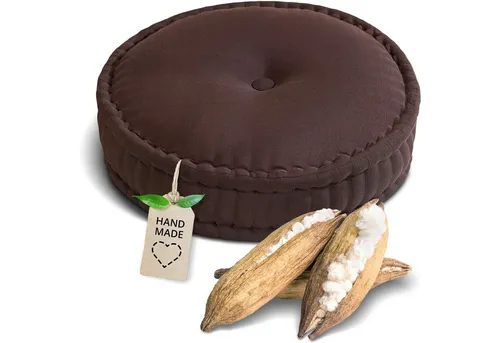 livasia Meditationskissen Zafukissen groß (Basic) vegan in braun von livasia