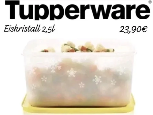 Tupperware 2,5L Eis-Kristall Gefrier-Behälter von Tupperware