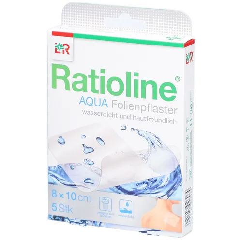 Ratioline® aqua Duschpflaster, transparent 8 x 10 cm