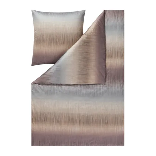 Estella Bettwäsche BEN 155x220 cm in braun von ESTELLA