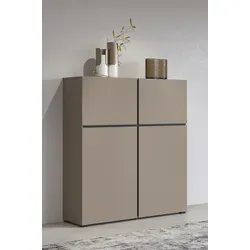 Produktbild INOSIGN Highboard Cross, moderne grifflose Hochkommode