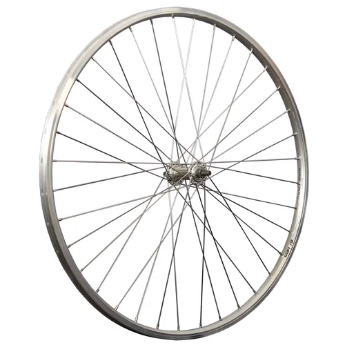 Laufrad 28 Zoll Vorderrad Fahrrad Hohlkammerfelge Aluminium Nabe silber vorn 28