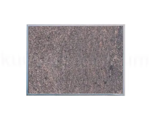 Einbau Granitfeld Paradiso mit Edelstahlwanne 510 x 325 mm in rot von Ideenreich