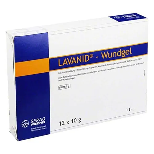 Lavanid Wundgel 120 g - Effektive Wundversorgung - Arzneimittel zur schnellen Wundheilung mit antimikrobieller Wirkung, ideal für die Behandlung von Verletzungen und Verbrennungen.