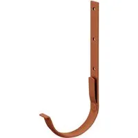 Inefa Dachrinnenhalter NW 150 Halbrund Stahl Braun Befestigung Dachrinne