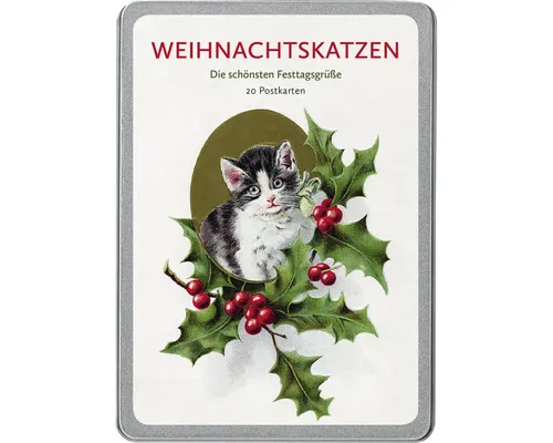 Postkarte Weihnachtskatzen: Die schönsten Festtagsgrüße