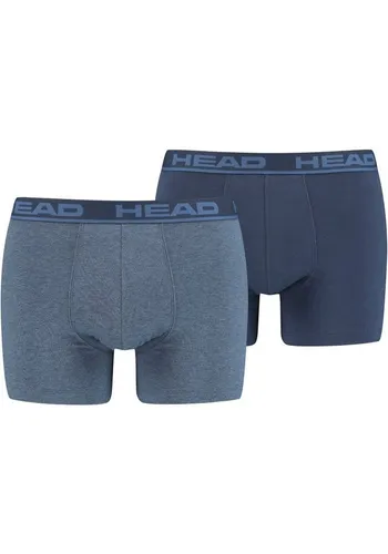 Head Boxer Basic (2-St) mit umlaufendem Markenschriftzug am Bund blau M